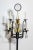 1960s Erik Hoglund for Boda Nova Black Iron and Glass Eight-Arm Candelabra Floor Lamp For Sale - Image 5 of 10