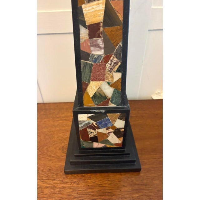 Antique Art Deco Italian Specimen Marble Pietra Dura Decorative Objects, 1920, Set of 2 For Sale - Image 13 of 15