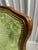 Mid 20th Century Green Velvet Bergere Chair For Sale - Image 10 of 15