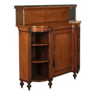 Regency Amboyna Side Cabinet, 1820s For Sale