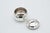 Spherical Sugar Bowl in Smooth Silver, in Good conditions. Designed 1920 to 1949