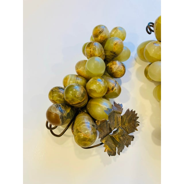 Boho Chic Set of 3 Alabaster Grapes For Sale - Image 3 of 5