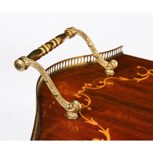 Vintage Italian Sorento Marquetry Drinks Trolley, 1960 For Sale - Image 9 of 18