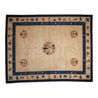 Antique Peking Carpet - 9'1" x 11'6" For Sale