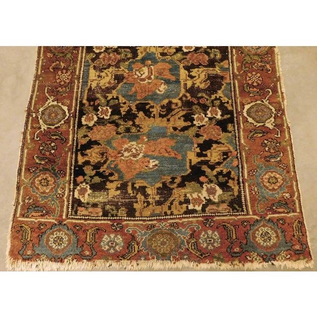 1920s Antique Persian Bakhtiar Rug 3'5"x 6'2" For Sale - Image 4 of 13
