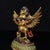 Traditional Late 19th Century Gilt Bronze Garuda Statue, Mythical Bird Figure, 700g For Sale - Image 3 of 9