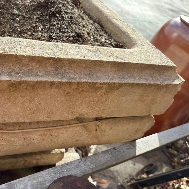 French Bourguignon Stone Jardiniere For Sale - Image 11 of 12