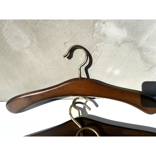 Vintage Danish Hardwood Coat Hangers, 1960s, Set of 8 For Sale - Image 6 of 11
