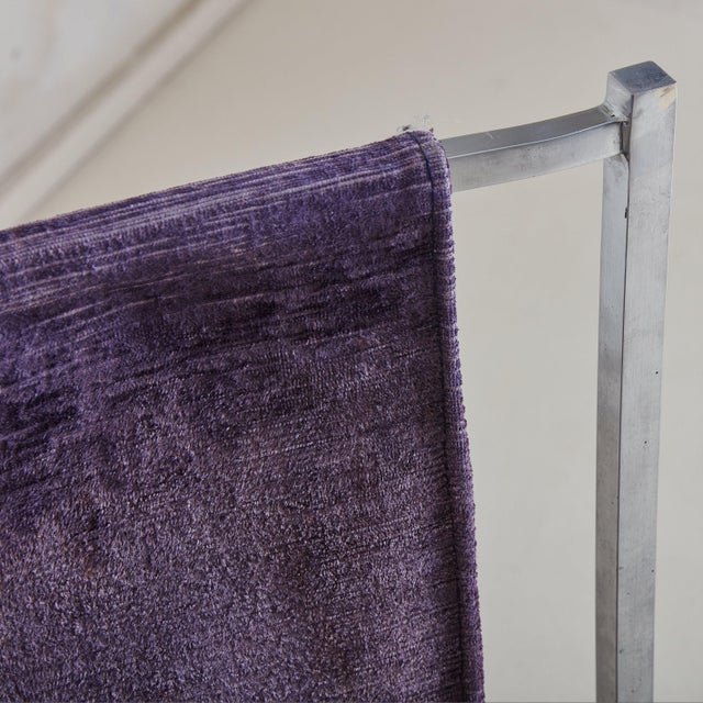 Set of 6 Chrome Dining Chairs Attributed to Pierre Cardin for Maison Jansen, France 1970s For Sale In Chicago - Image 6 of 11