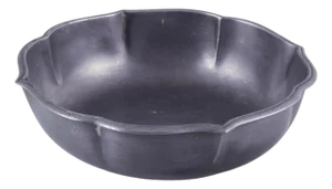 Tin Bowl with Wavy Rim by Just Andersen, 1920s
