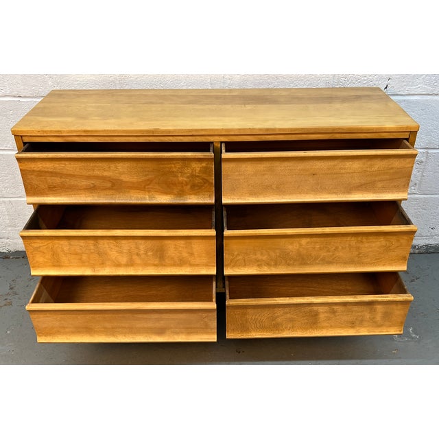 Brown Mid-Century Modern Birch Dresser by Morris of California, Attributed For Sale - Image 8 of 13