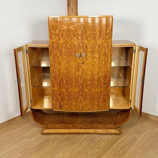 Art Deco Cocktail Cabinet by Harry & Lou Epstein For Sale - Image 4 of 14