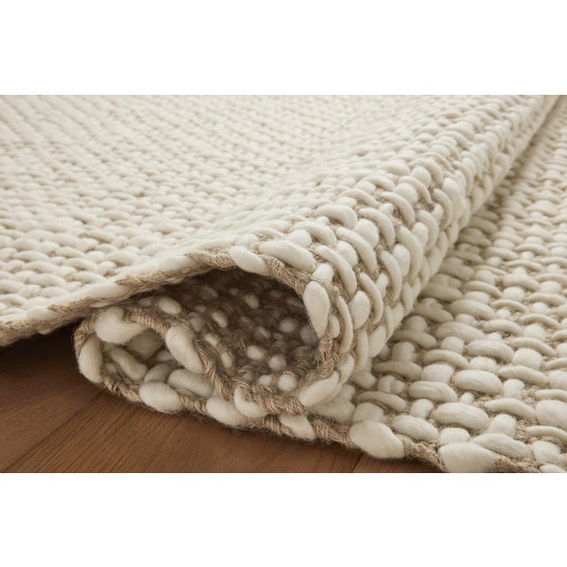Contemporary Amber Lewis x Loloi Yellowstone Natural / Ivory 8'-6" x 11'-6" Area Rug For Sale - Image 3 of 8