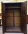 Quality Custom Solid Dark Oak Armoire Double Door c.1940's For Sale - Image 9 of 10