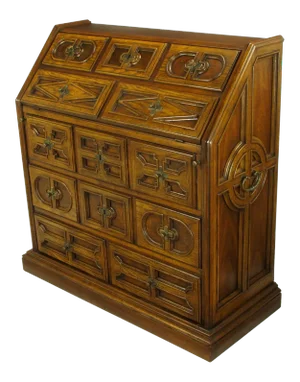 Drexel Sandia Collection Jacobean Drop-Front Desk