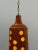 Burnt Orange 1970s The Terra Pendant Swag Lamp For Sale - Image 8 of 14