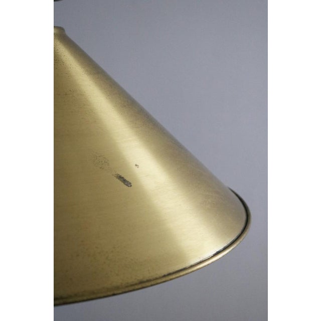 Gold Danish Modern Pendant Lamp by Hugo Frandsen, 1960s For Sale - Image 8 of 9