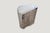 Andrianna Shamaris Soft Toned Rare High Quality Petrified Wood Side Table For Sale - Image 4 of 5