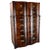 19th Century Flame Mahogany Chest on Chest For Sale