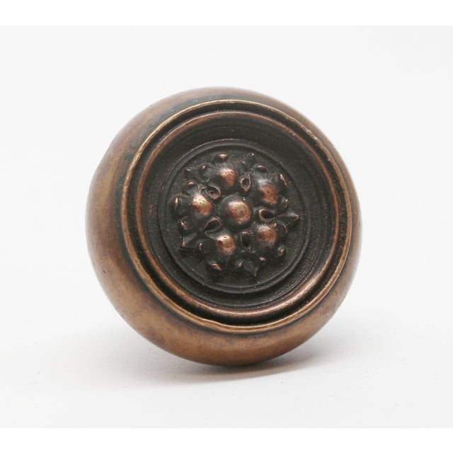 This French Renaissance style five fold brass door knob was made by Sargent in the 1901 catalog. It is part of the I-12200...