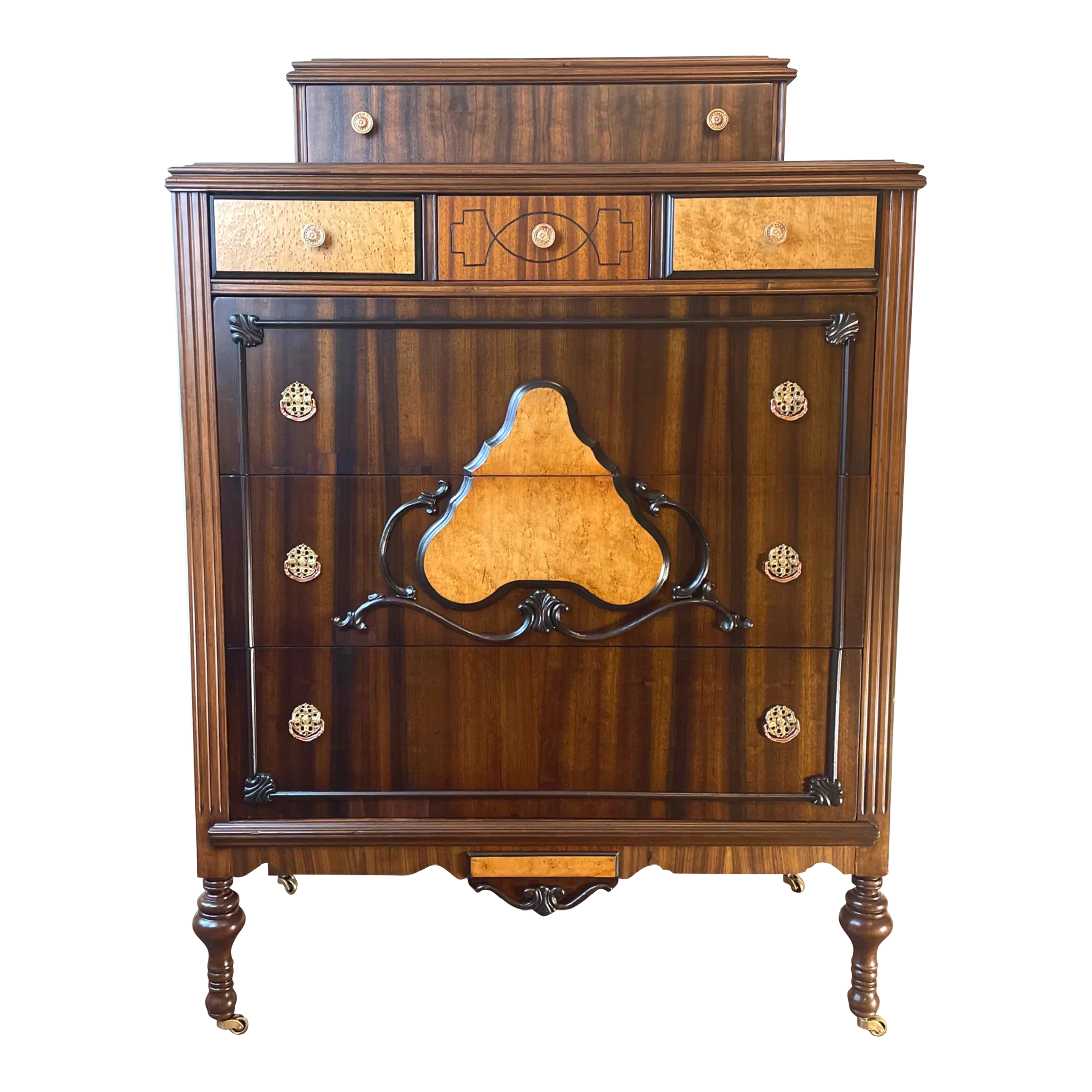 Early 20th Century Antique Dresser Chest of Drawers | Chairish