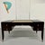 Maitland-Smith Desk in Makassar With Faux Ostrich Leather Top For Sale - Image 14 of 14