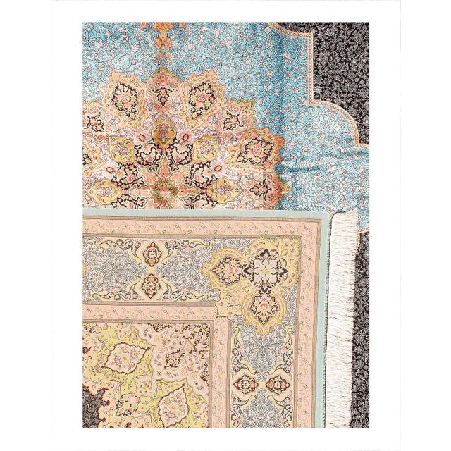 Traditional Pasargad DC Exquisite Design Paris Palace Fine Power Loom V.Silk Rug For Sale - Image 3 of 3