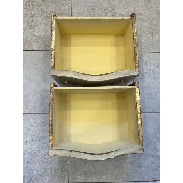 1960s Pair of Painted Nightstands For Sale - Image 12 of 12