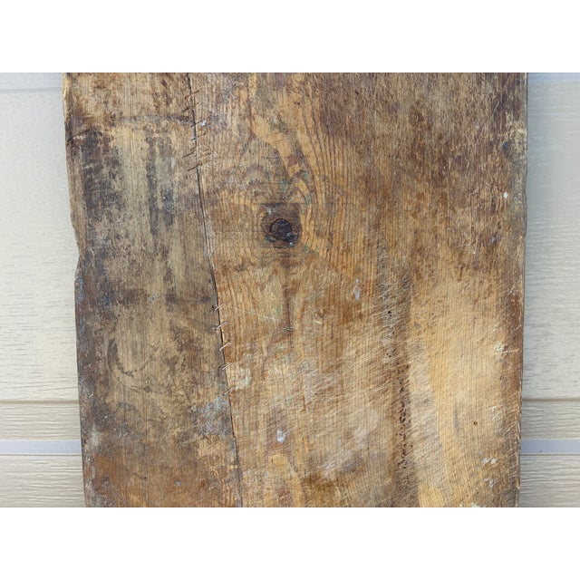 Late 19th Century French Primitive Wooden Bread Board With Original Patina For Sale In South Bend - Image 6 of 10