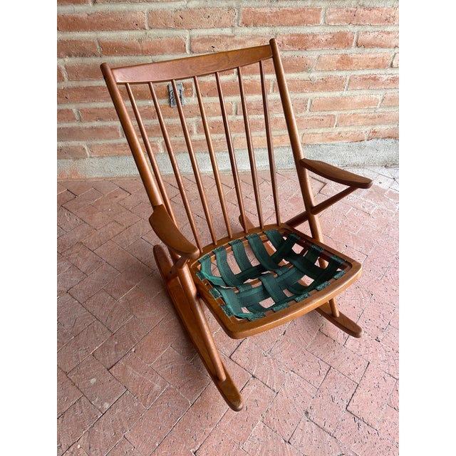 1950s Rocking Chair Designed by Frank Reenskaug for Bramin Møbler ...