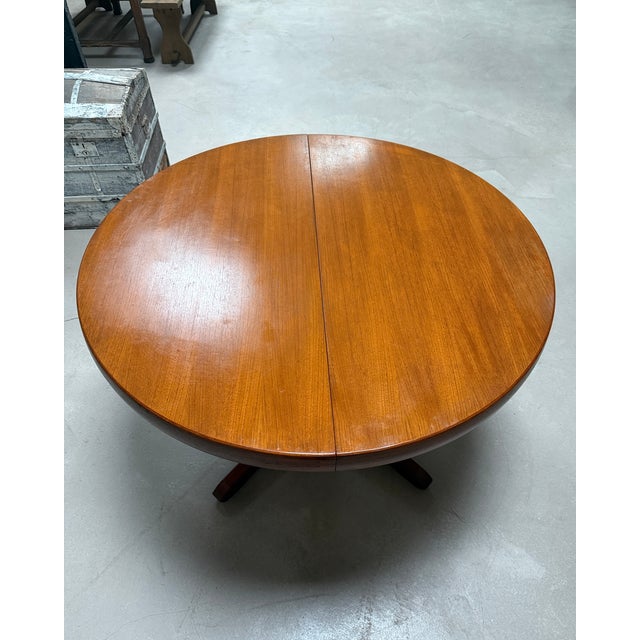 Round Extendable Table from Baumann, 1960s For Sale - Image 4 of 15