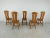 Brutalist Dining Chairs attributed to Depuydt, 1960s, Set of 5 For Sale - Image 4 of 10