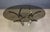Vintage Brass Oval Glass Dining Table, 1970s For Sale - Image 3 of 10