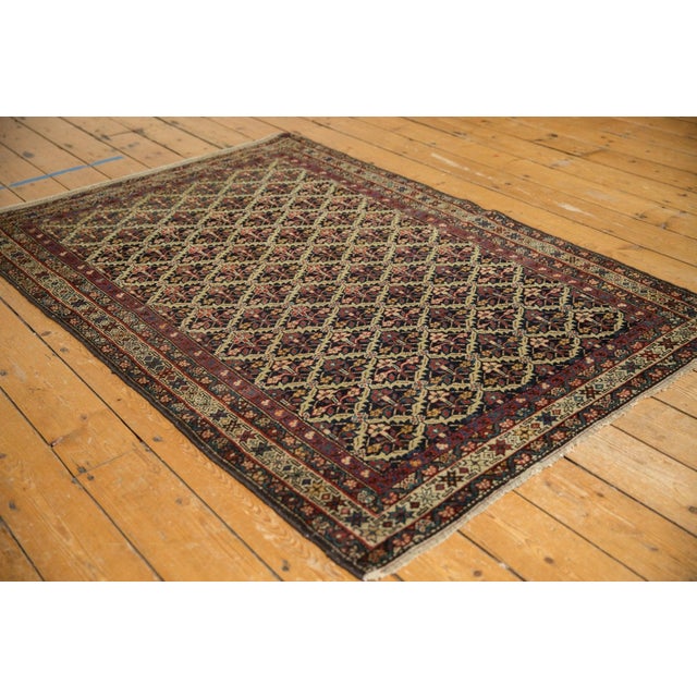 Antique Fine Malayer Rug - 3'11" x 5'11" For Sale - Image 10 of 12