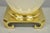 Cream Vintage Lenox Porcelain and Brass Cream Jardinierie Decorated Table Lamp For Sale - Image 8 of 11