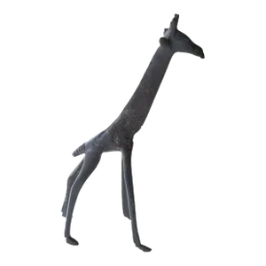 Vintage Dark Bronze African Giraffe