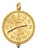 Antique Corum 18k Yellow Gold Aries Zodiac Coin Pocket Watch Pendant For Sale
