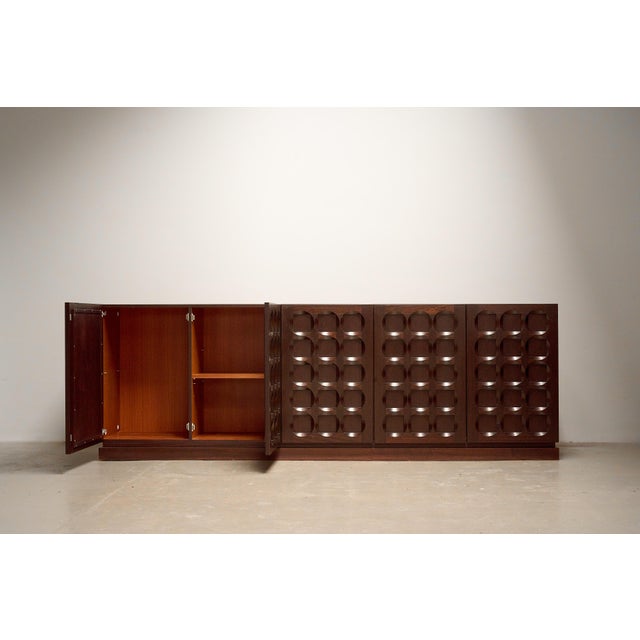 Brutalist Sideboard by Frans Defour, Belgium, 1970s For Sale - Image 4 of 13