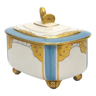 Porcelain Dish with Lid For Sale