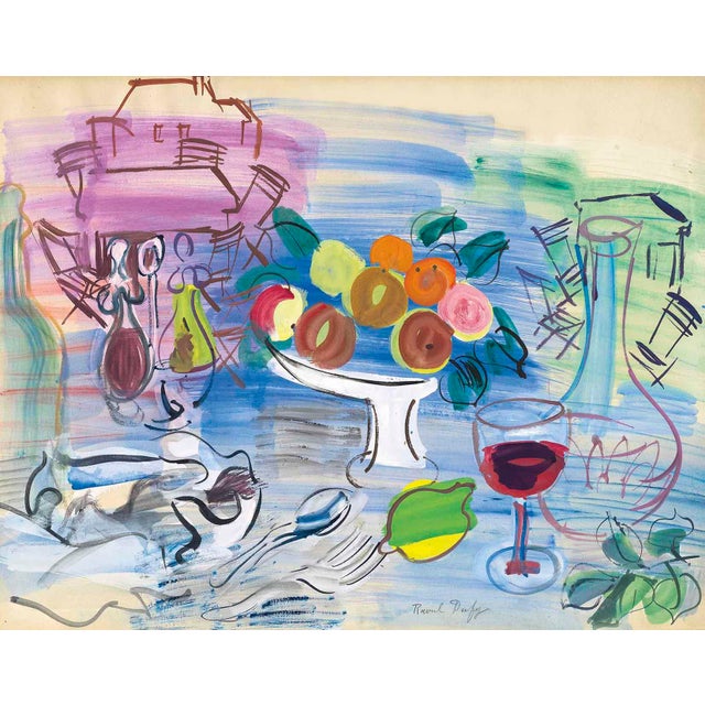 Artist: Raoul Dufy Title: Nature morte au jardin Country: France Medium: Giclee Marks: Not signed, numbered limited...
