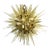 Mid-Century Modern Style Sputnik Chandelier in Brass, 40 Lights For Sale