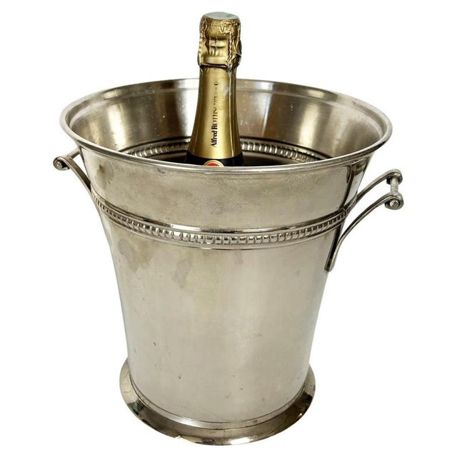 Steel Champagne Bucket, France, 1970s For Sale - Image 9 of 9