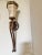 Vintage Alabaster/Marble and Metal Torchiere Sconces Exquisite and Unique Mint Condition For Sale - Image 4 of 12