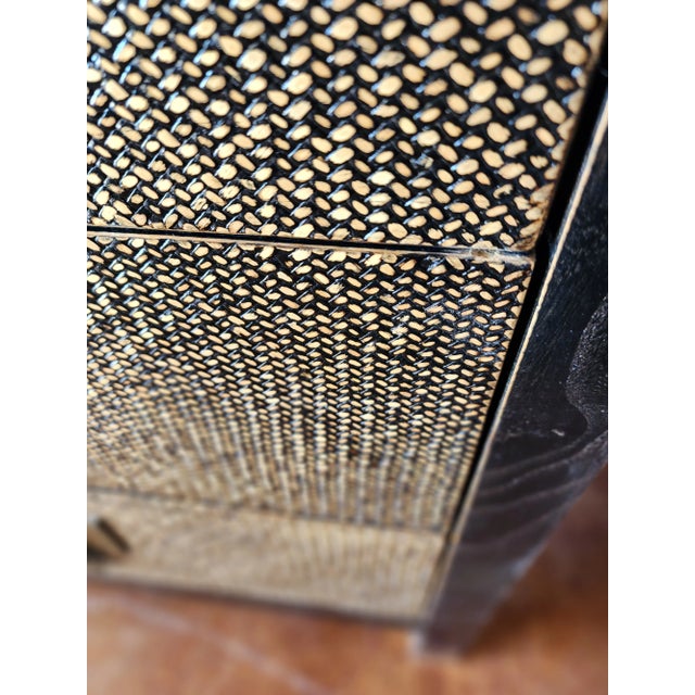 Wood Modern Asian Style Chest of Drawers For Sale - Image 7 of 8