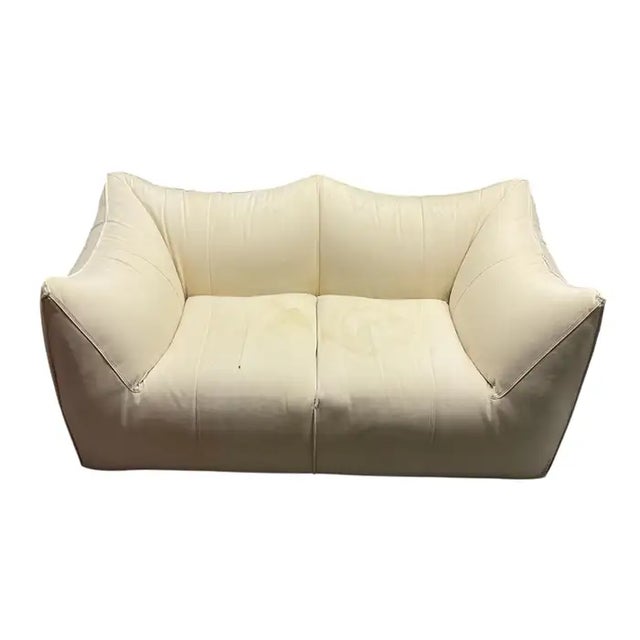 White Mario Bellini Le Bambole Loveseat 2 Seater Sofa for B&b Italia, Italy 1986 For Sale - Image 8 of 16