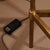 Gold Brass Papyrus Floor Lamp by Nucci Valsecchi, Italy, 1970s For Sale - Image 8 of 18