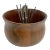 1970s Mid-Century Missouri Walnut Nut Bowl, Picks, Cracker - 8 Piece Set For Sale