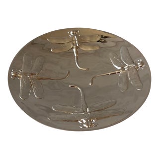 Christofle Silver-Plated Dragonflies Vide-Poche For Sale