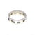 Modern Mid 20th Century Tiffany & Co. 18k White Gold Diamond Atlas Roman Numerals Band, Size 9 For Sale - Image 3 of 9