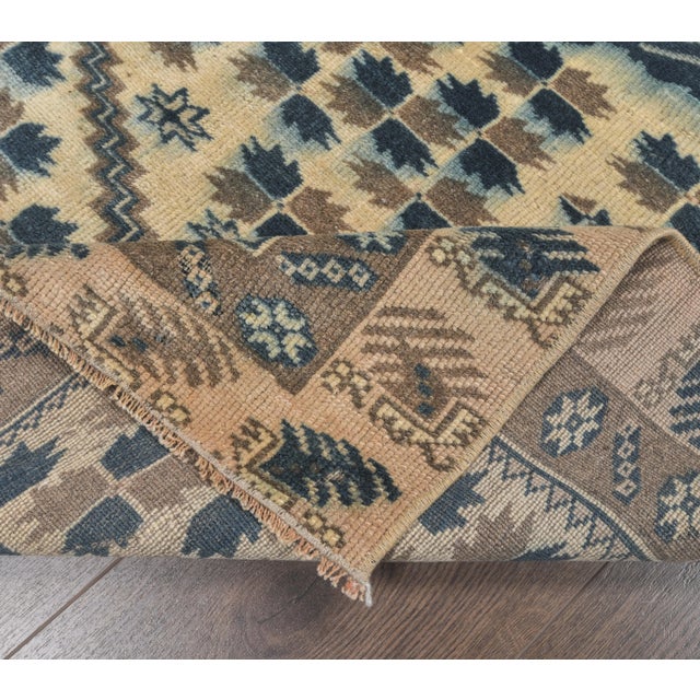 Textile Vintage Turkish Hand-Knotted Rug For Sale - Image 7 of 8